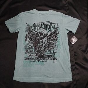 Affliction T-shirt Men's med. green